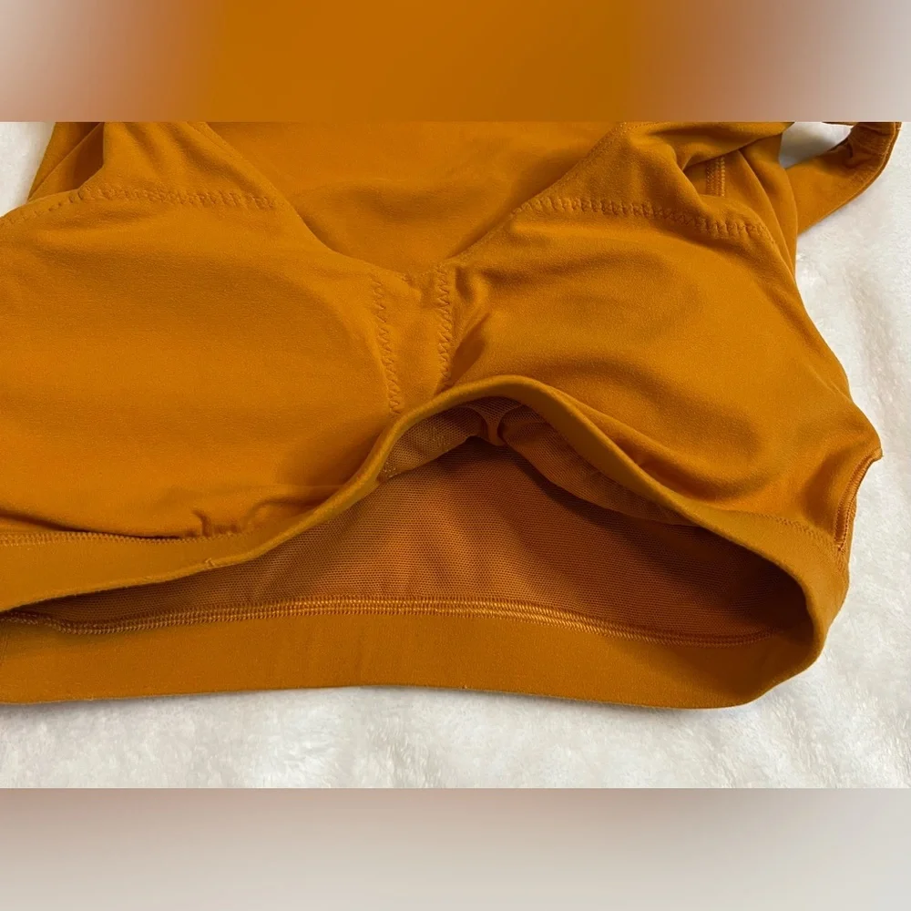 Lululemon Align Bodysuit 8" Gold Color Jumpsuit Romper One Piece Size 2 - Picture 5 of 6